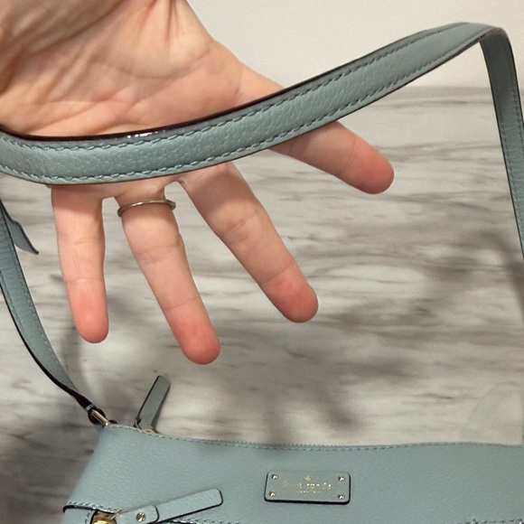 Kate Spade New York Light Blue Leather Crossbody Bag - Picture 12 of 15